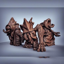 mousle mutants pre supports toys & games mouse dungeonsanddragons dnd folk pathfinder tabletopgames cultist humblewood burrowsandbadgers 3d print model - Mito3D