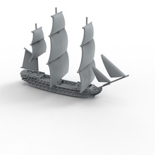 Embarcacion st pavel repuesto partes juego guerra acorazado trafalgar velas fuego barco vela batalla naval ageofsail batallanaval 3d print model - Mito3D