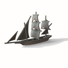 tripoli polancre ricambio parti nave guerre gioco guerra corazzata mercante fireandsails linea ageofsail Barbarywars 3d print model - Mito3D