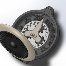salvaje Oeste reloj antiguo 3d print model - Mito3D
