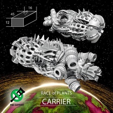 transportadora plantas raça brinquedos jogos miniaturas sci fi espaço nave espacial 3dprint tabuleiro tampo mesa borda estelar ti4 Arborek 3d print model - Mito3D