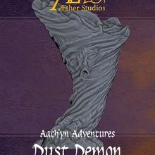 aach'yn adventures dust demon toys & games terrain storm elemental tornado scatter 3d print model - Mito3D