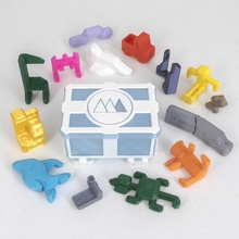 minuscolo giocattolo scatola Imballaggio puzzle Natale contenitore gioco Giochi regalo piccolo giocattoli regali miniatura vacanze vacanza i polypanels polypanel 3d print model - Mito3D