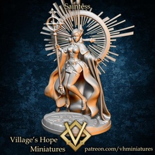 saintess toys & games fantasy mini miniatures woman minis dnd cleric healer ttrpg trpg 3d print model - Mito3D