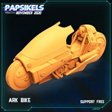 arche bicyclette jouets Jeux moto cyberpunk Akira Kaneda 3d print model - Mito3D