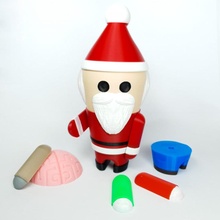 mix-men santa toys & games christmas figurine toy character scott mix blend 3d print model - Mito3D