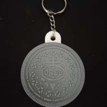 oreo keychain fashion & accessories 3d print model - Mito3D