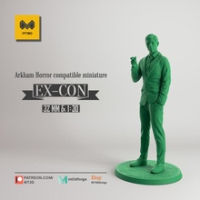 ex-con - arkham horror compatible toys & games miniatures miniature arkhamhorror 3d print model - Mito3D