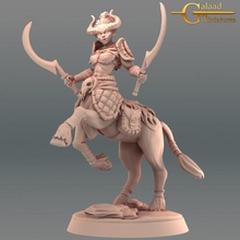 centaur oyuncaklar oyunlar Ejderha kadın kız kahraman Kickstarter mini rol yapma rpg savaşçı Kadın minyatür masaüstü bekçi zindan ressam 28mm 32mm 3d print model - Mito3D