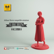 oursin Arkham horreur compatible jouets Jeux miniatures miniature Horreur 3d print model - Mito3D