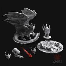 aureus Fulgen radiante majestade loja Dragão dragões fantasia jogos rpg brinquedos tabuleiro tampo mesa dragonbond 3d print model - Mito3D