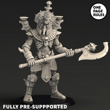 esqueleto gigante loja 40k rpg túmulo Morto vivo jogos guerra martelo tampo mesa reis 28mm dnd onepagerules 3d print model - Mito3D