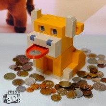 ox coin bank toys & games toy zodiac piggy year 2021 3d print model - Mito3D