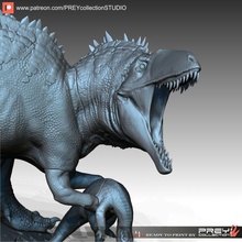 acrochantosaurus beast dino dinosaur monster hunter miniature predator prehistoric tabletop dinosaurs 3d print model - Mito3D
