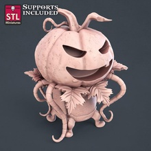 witch pumpkin toys & games decoration fantasy halloween prop rpg tabletop d&d 3d print model - Mito3D