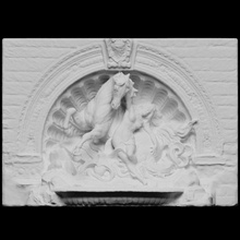 monte fonte Varredura arte fêmea escultura mármore cavalo ninfa Itália nu polvo 3dprintable fotogrametria 3d printing neoclássico mortadela openglam Mantagnola 3d print model - Mito3D
