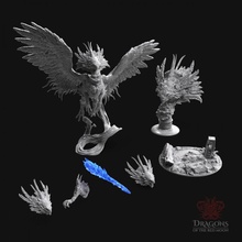 kuxcoatl arcano juguetes juegos impresión continuar dragones fantasía mini rpg juego mesa dragonbond drakha 3d print model - Mito3D