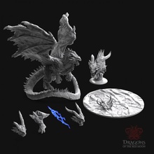 baastherox più potente giocattoli Giochi Drago draghi fantasia rpg giochi tavolo Dragonbond drakha 3d print model - Mito3D