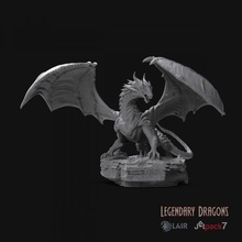 ilizinnii legendario dragones juguetes juegos impresión fantasía mini guarida 3d print model - Mito3D