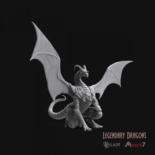 kiennavalyriss lendário dragões brinquedos jogos impressão Dragão fantasia covil 3d print model - Mito3D