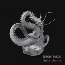 kundal légendaire dragons jouets Jeux impression dragon fantaisie repaire 3d print model - Mito3D