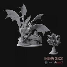 Salathiir Salthezau demônio lendário dragões brinquedos jogos impressão Dragão covil 3d print model - Mito3D