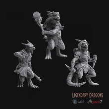 kobolds legendario dragones juguetes juegos guarida 3d print model - Mito3D