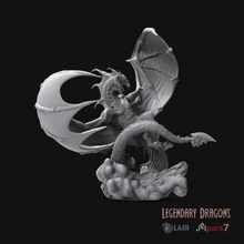 legendario dragones juguetes juegos impresión continuar guarida 3d print model - Mito3D