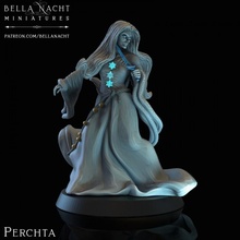 perchta - christmas witch toys & games cold santa winter snow satan death krampus afterlife yule yuletide 3d print model - Mito3D