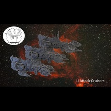 interstellar jarheads attack cruisers toys & games bfg 3d print model - Mito3D