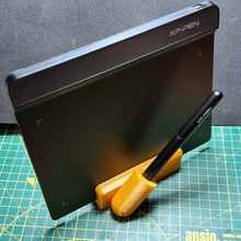 soporte paraca tableta gr permanecer xp pen g640 v2 educación 3d print model - Mito3D