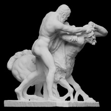 grup Herkül öldürme centaur nessus taramak 3d Antik Sanat Tanrı mitoloji baskı heykel mermer fotogrametri Deianira Openglam printable 3d print model - Mito3D