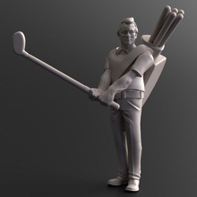 modern day survivor series 04 macmurray - pre-supported toys & games 32mm murray 3d print model - Mito3D