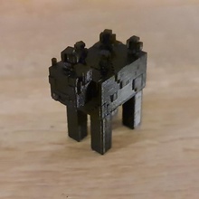 moobloom jouets Jeux vache Terre Minecraft 3d print model - Mito3D