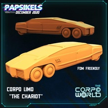 corpo limousine char jouets Jeux exécutif mode vie 3d print model - Mito3D