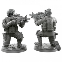 004 cicatrice giocattoli Giochi esercito maschera antigas moderno soldato warhammer miniatura fucile modellino in scala mitragliatrice wh40k 3d print model - Mito3D