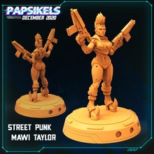 street punk mawi taylor toys & games sexy cyberpunk deadly cybernetics 3d print model - Mito3D