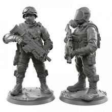 005 scar toys & games army modern soldier warhammer miniature rifle tabletop infantry 28mm wh40k 32mm 3d print model - Mito3D
