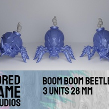 boom beetles toys & games beetle bug miniature bomb chaos goblins 3d print model - Mito3D