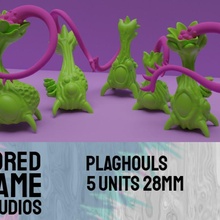 plaghouls toys & games mushrooms nurgle fungi underdark 3d print model - Mito3D