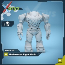 underwater light mech toys & games armor mecha 3d print model - Mito3D