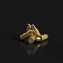 9mm kopya tam boyut 9x19mm Luger Bahçe cephane tabanca silah Kostüm oyunu madde işareti 3d print model - Mito3D