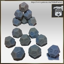 perfect dice 12 faces game rpg tabletop 3d print model - Mito3D