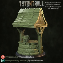 scatter miniatures terrain water dnd source tytantroll 3d print model - Mito3D