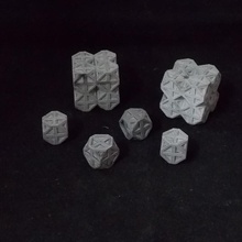 octágono carga contenedores caja envase sci fi Ciencias terreno ficción dispersión 3d print model - Mito3D
