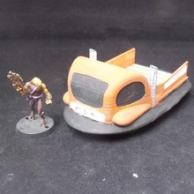 sci fi fareyle üzerine gelme almak kamyon mağaza Bilim arazi araç engel kurgu dağılmak 3d print model - Mito3D