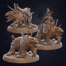 lilith ooberon pack - presupported store dragon dragons dungeons female hero mini monster rpg character wizard miniature witch trappers warlock ooze dnd sorcerer lodge aberation 3d print model - Mito3D