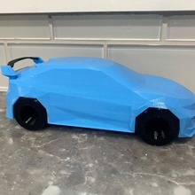 poli Honda civic tip Sanat yazı 3d print model - Mito3D