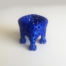 voronoi elefante ciotola 2 giardino 3d print model - Mito3D