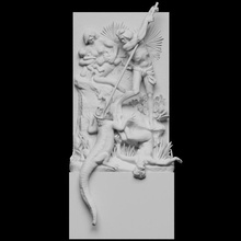 alligator hunters scan france crocodile 3dprintable hunting orsay 3d print model - Mito3D